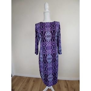 Purple Leopard Dress